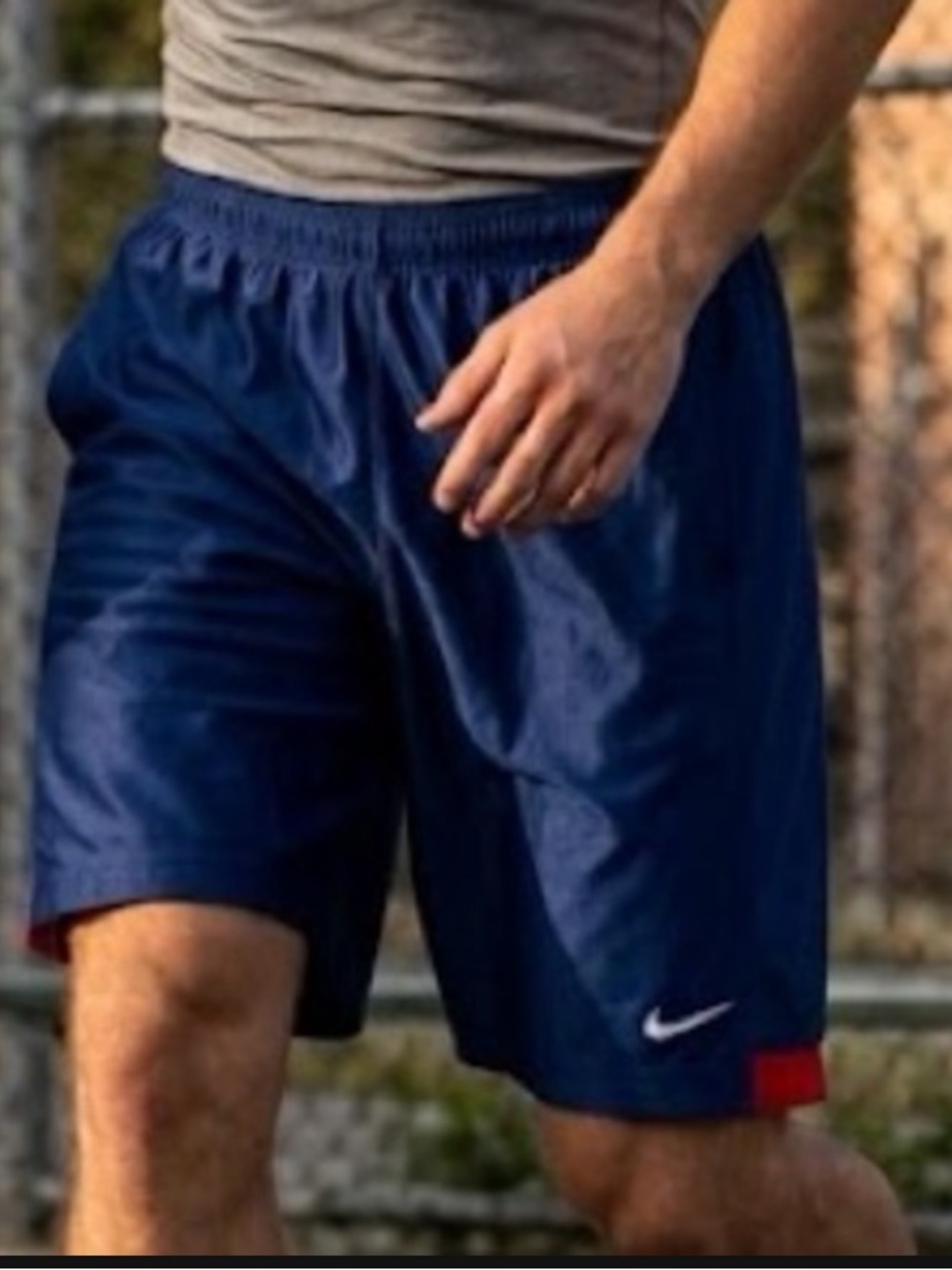 Nike shorts Men’s size small sport Activewear training running blue basketball